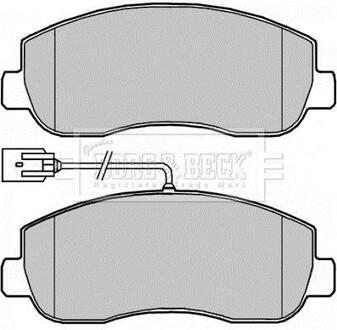 BBP2266 BORG & BECK Комплект тормозных колодок, дисковый тормоз