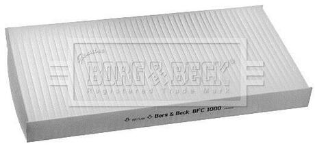 BFC1000 BORG & BECK Фільтр, воздух во внутренном пространстве