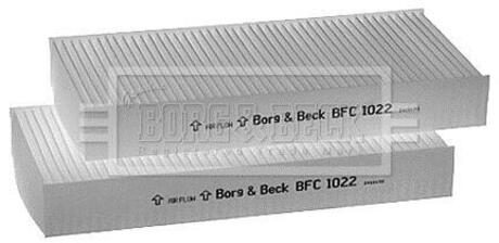 BFC1022 BORG & BECK Фільтр, воздух во внутренном пространстве