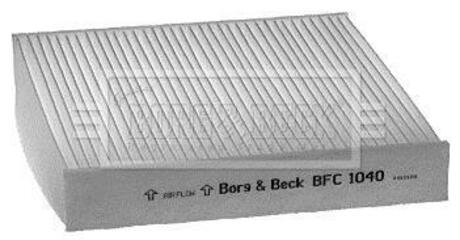 BFC1040 BORG & BECK Фільтр, воздух во внутренном пространстве