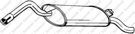 220-649 BOSAL Глушник задня частина SKODA Favorit (89-95) (220-649) BOSAL BOSAL 220649