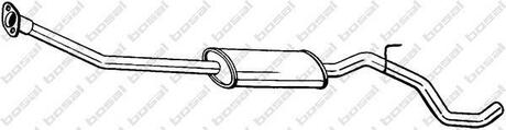 286-277 BOSAL Глушник середня частина NISSAN NOTE (06-13) (286-277) BOSAL BOSAL 286277