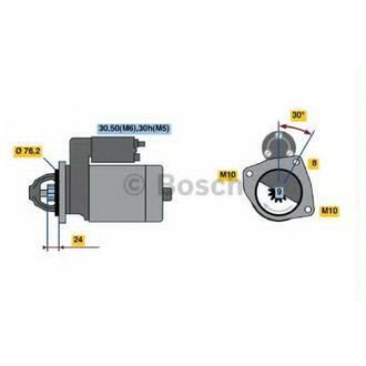 0001108230 BOSCH BMW Стартер X5 (E53) 3.0 00-