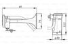 0 986 320 003 BOSCH Звуковой сигнал; Звуковой сигнал (фото 2)