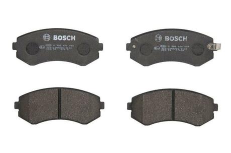 0 986 424 489 BOSCH Комплект тормозных колодок, дисковый тормоз