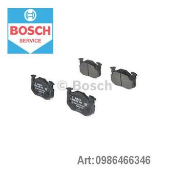 0 986 466 346 BOSCH Торм колодки дискові (вир-во Bosch)