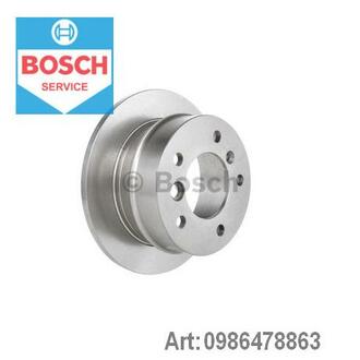 0 986 478 863 BOSCH Гальмівний диск