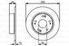 0 986 479 450 BOSCH Гальмівний диск (вир-во Bosch) (фото 6)