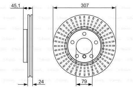 0 986 479 726 BOSCH Тормозной диск