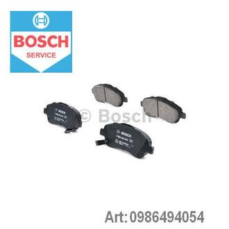 0 986 494 054 BOSCH Гальмівні колодки (вир-во Bosch)