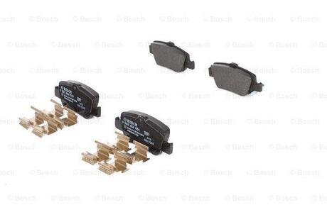 0 986 494 651 BOSCH Комплект тормозных колодок, дисковый тормоз