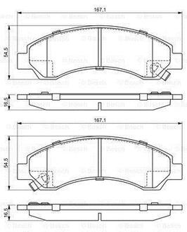 0986495391 BOSCH тормозные колодки пер. GREAT WALL 5