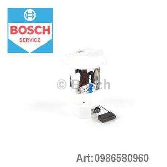 0 986 580 960 BOSCH Електричний паливний насос