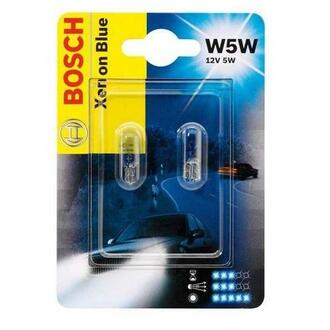 1 987 301 033 BOSCH Лампа розжарювання W5W 12V 5W Xenon Blue (вир-во Bosch)