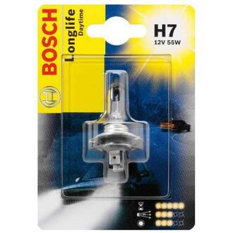 1 987 301 057 BOSCH Лампа розжарювання H7 12V 55W PX26d daytime (blister) (вир-во Bosch)