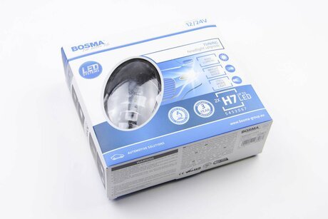 6087 BOSMA Автолампа H7 LED 12/24V 4000LM PX26D CANBUS (2 шт)