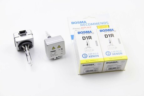 6186D BOSMA Лампа ксенонова D1R XENON 85V 35W PK32D-3 6000K (2шт)