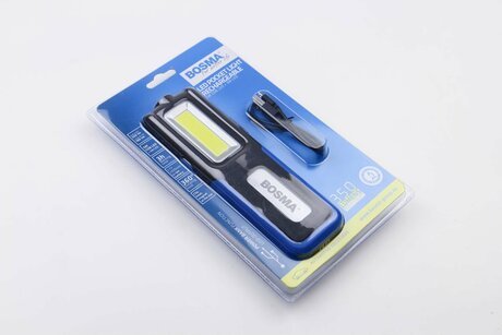 6780 BOSMA Фонарик LED 350 Lm POCKET RECHARGEABLE (blister 1 pc)