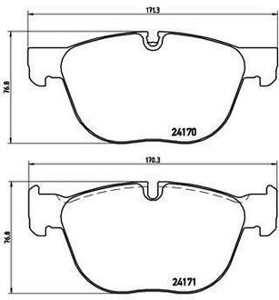 P 06 049 BREMBO Гальмівні колодки дискові