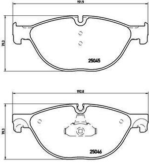 P 06 076 BREMBO Гальмівні колодки дискові