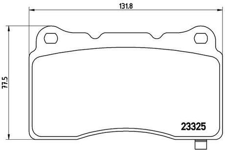 P 09 004 BREMBO Комплект тормозных колодок, дисковый тормоз