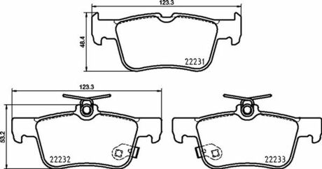 P 24 217 BREMBO Klocki ham. FOCUS IV 1/18- ty│ .