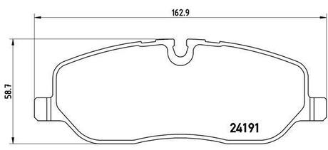 P 44 014 BREMBO Комплект тормозных колодок, дисковый тормоз