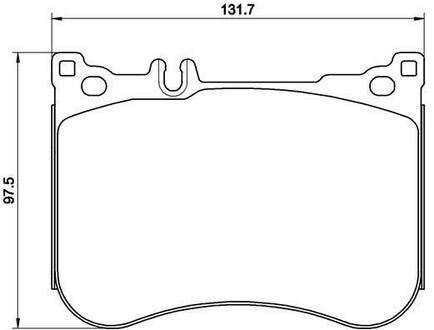 P 50 114 BREMBO Гальмівні колодки дискові