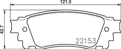 P 83 166 BREMBO Гальмівні колодки дискові