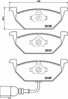 P 85 072X BREMBO Гальмівні колодки дискові