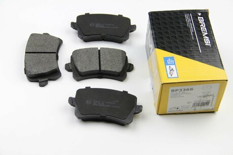 BP3366 BREMSI Комплект тормозных колодок, дисковый тормоз