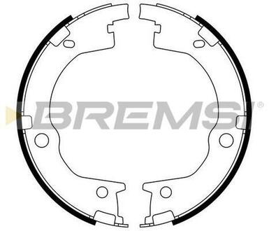 GF0803 BREMSI Комплект тормозных колодок, стояночная тормозная система
