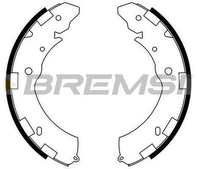 GF0833 BREMSI Комплект тормозных колодок