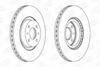 561387CH CHAMPION Тормозной диск передний FIAT BRAVO, DOBLO, FIORINO, IDEA, LINEA, STILO/ ABARTH/ ALFA ROMEO/ LANCIA (фото 1)