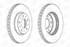 561866CH CHAMPION Гальмівний диск передній Volvo 850, 940, C70, S70, S90, V70, V90, XC70 (1996->) (фото 1)