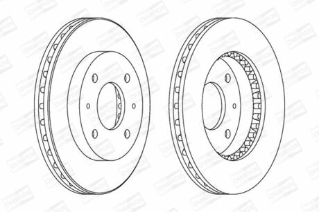 561926CH CHAMPION тормозной диск