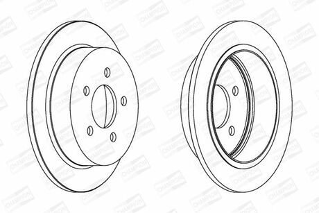 562880CH CHAMPION JEEP Диск тормозной задн.Grand Cherokee 92-99