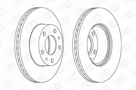 563018CH CHAMPION гальмівний диск