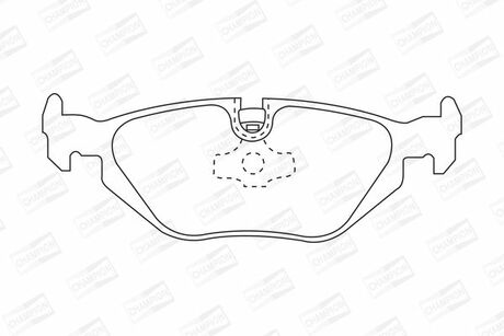 571527CH CHAMPION Гальмівні колодки задні BMW 3-Series, Z1, Z3, Z4