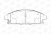 572466CH CHAMPION Гальмівні колодки передні Nissan Elgrand, Pathfinder, X-Trail / Infiniti Q45, QX4 (фото 1)