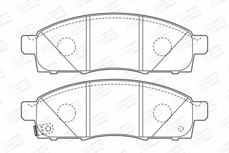 572646CH CHAMPION Гальмівні колодки передні Nissan NV200 / Mitsubishi L200