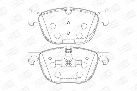 573300CH CHAMPION Гальмівні колодки передні BMW X5, X6