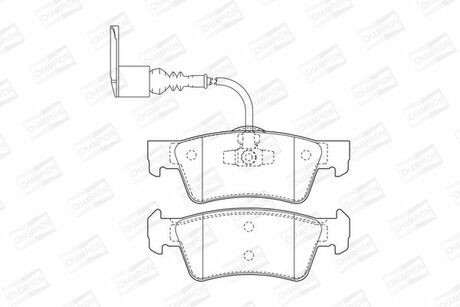 573303CH CHAMPION () Гальмівні колодки до дисків