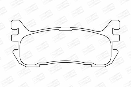 573373CH CHAMPION Гальмівні колодки задні Mazda 323, MX II CHAMPION 573373CH