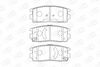 573386CH CHAMPION Колодки тормозные дисковые задні CHEVROLET CAPTIVA (C100, C140) 06-|OPEL ANTARA A (L07) 06-|VAUXHALL ANTARA A (L07) 06- () (фото 1)