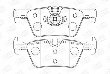 573401CH CHAMPION Гальмівні колодки задні BMW 1-Series, 2-Series, 3-Series, 4-Series
