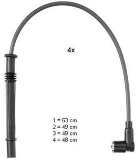 CLS084 CHAMPION Комплект кабелів високовольтних
