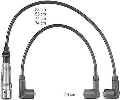 CLS249 CHAMPION Комплект проводов зажигания