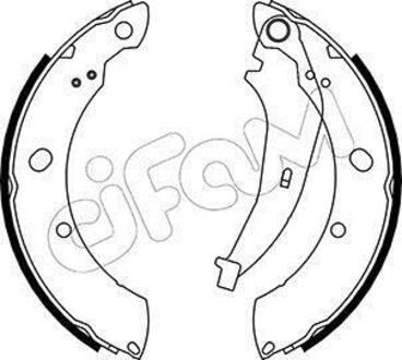 153-481 CIFAM Комплект тормозных колодок