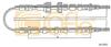 10.5352 COFLE Трос ручного гальма зад. Ford Escort/Orion 5/91- 3273/1311+1400 COFLE 10.5352 (фото 1)
